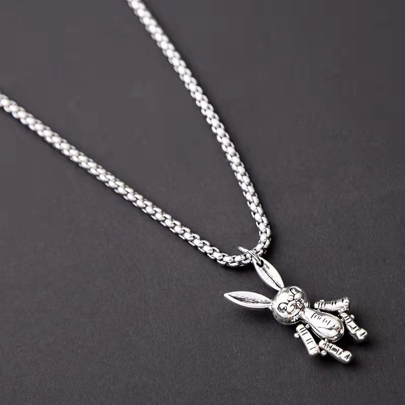 Wholesale Hip Hop Versatile Pendant Long Titanium Steel Sweater Chain Long Necklace ACC-NE-BYJY009