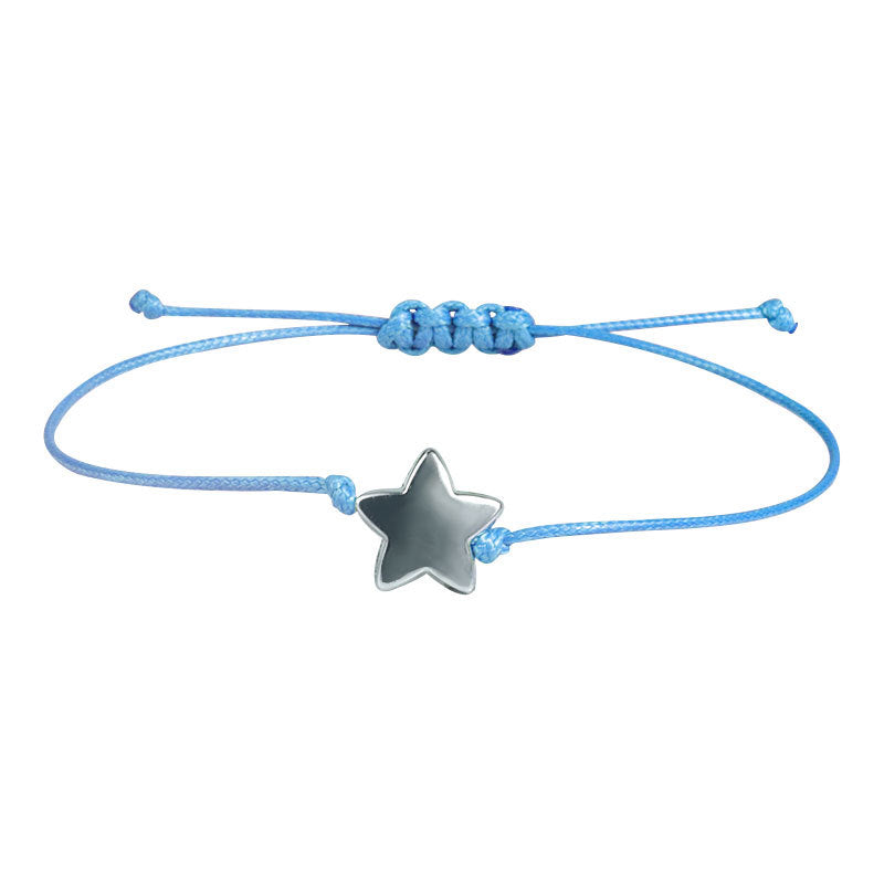 Wholesale Five-pointed Star Woven Hand Rope Color Adjustable Bracelet
