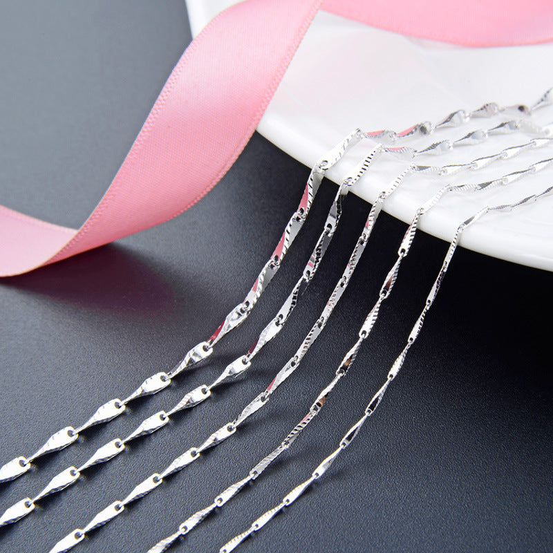 Wholesale s925 Silver Clavicle Chain Necklaces