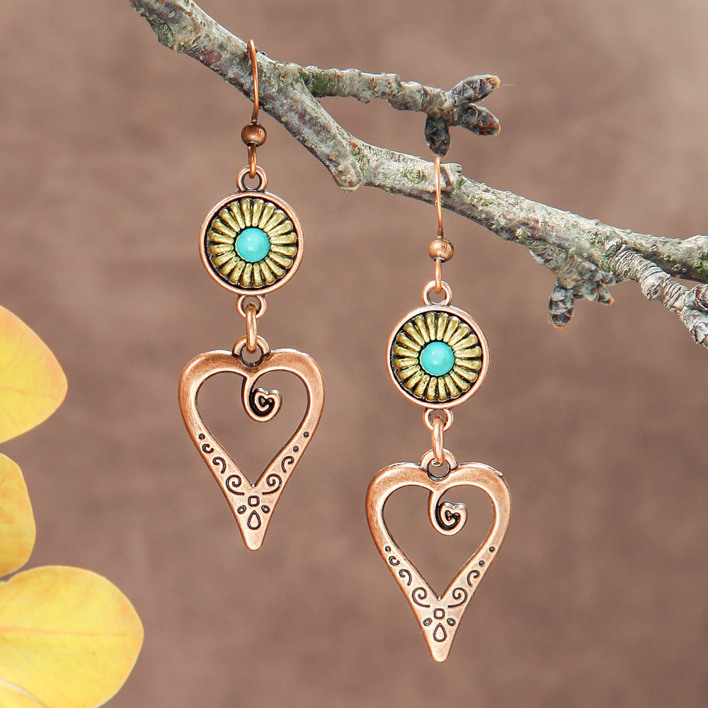 Wholesale Bohemian Geometric Earrings Fashion Accessory Boutique Resale