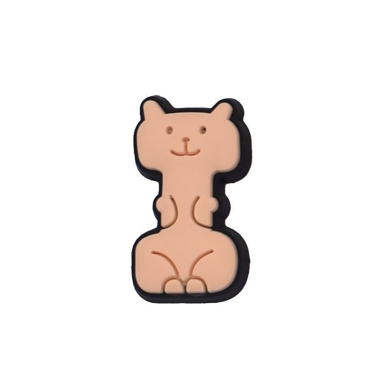 Wholesale Random 100pcs Animal Alphabet Series Shoes Accessories Shoes Charms