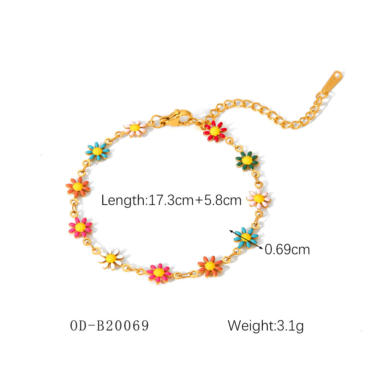 Wholesale 18K gold-plated bracelet stainless steel bracelet