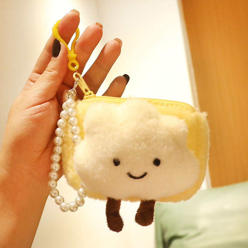 Wholesale Baiyun Plush Coin Purse Keychain Keychain Wallet ACC-KC-HuoFan007