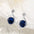 Wholesale  irregular S-shaped exaggerated color treasure necklaces earrings