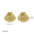 Wholesale Brass Ocean Conch Shell Pearl Earrings