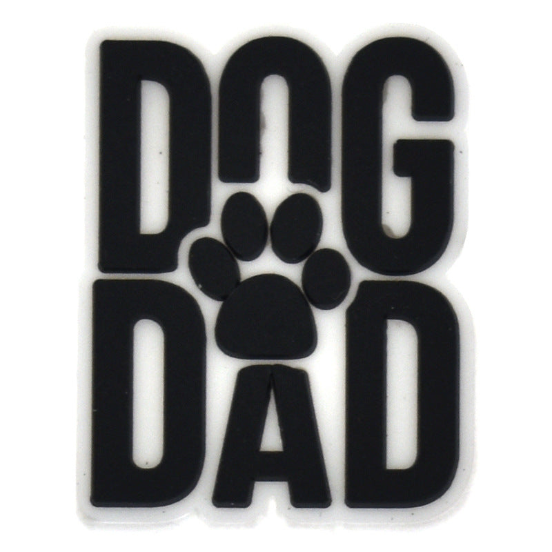 Wholesale  Random 100pcs Cute dog PVC Soft Rubber Shoe Buckle Decoration