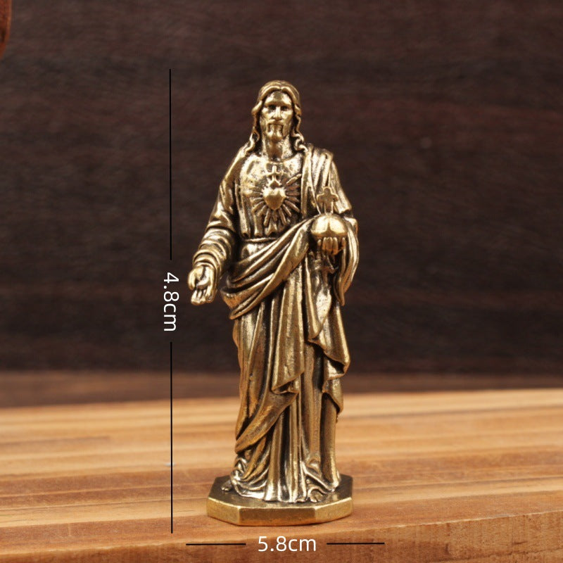 Wholesale Minimalist Brass Figurine Desktop Ornament Home Decor Gift