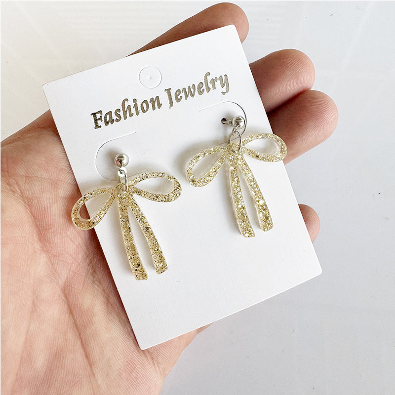 Wholesale Acrylic Bowknot Earrings Multicolor Fashion Jewelry for Gift and Everyday Wear