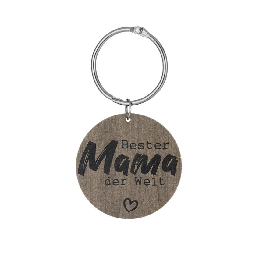 Wholesale Cute letter keychain for Father's Day and Mother's Day