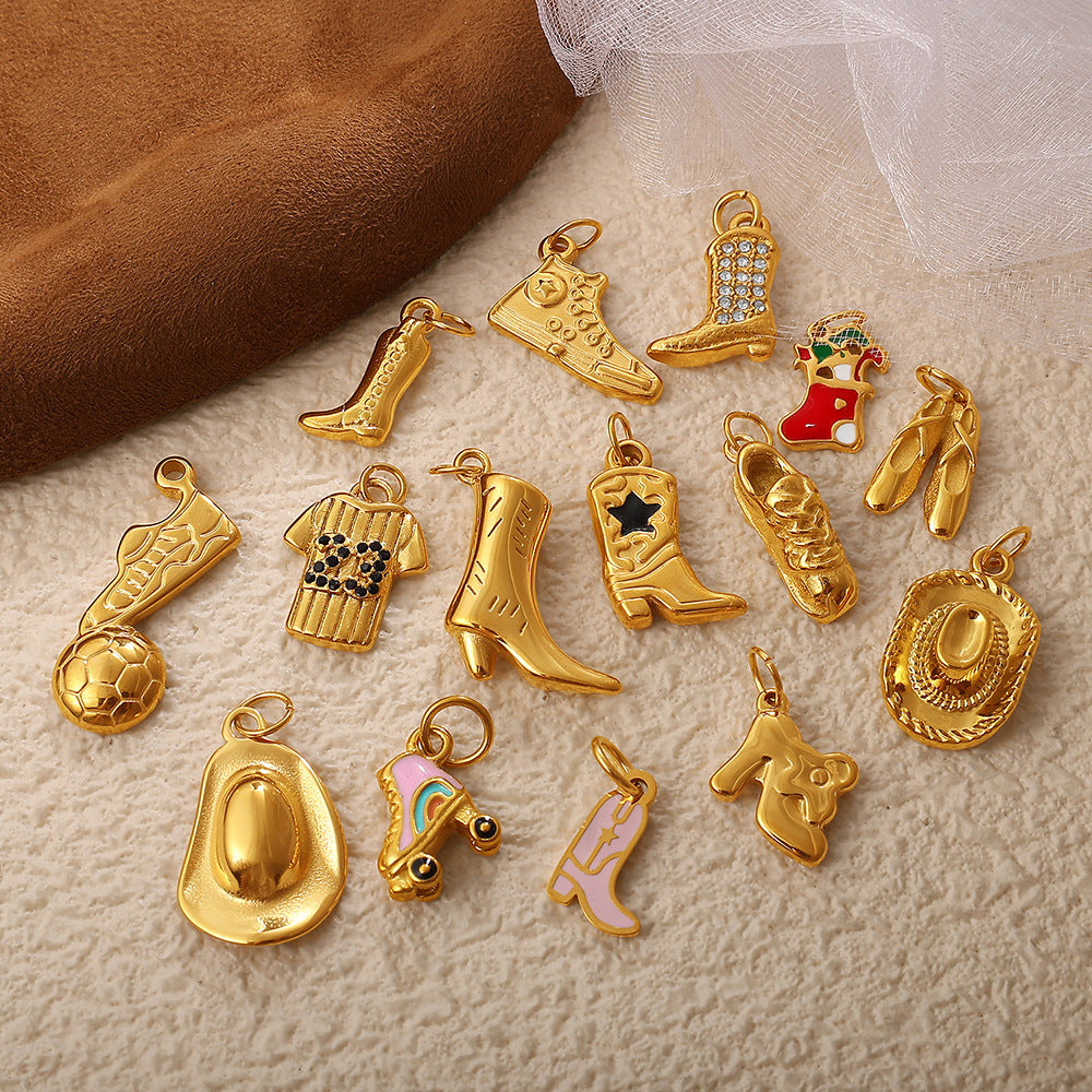 Wholesale Various Shoe Stainless Steel Pendants