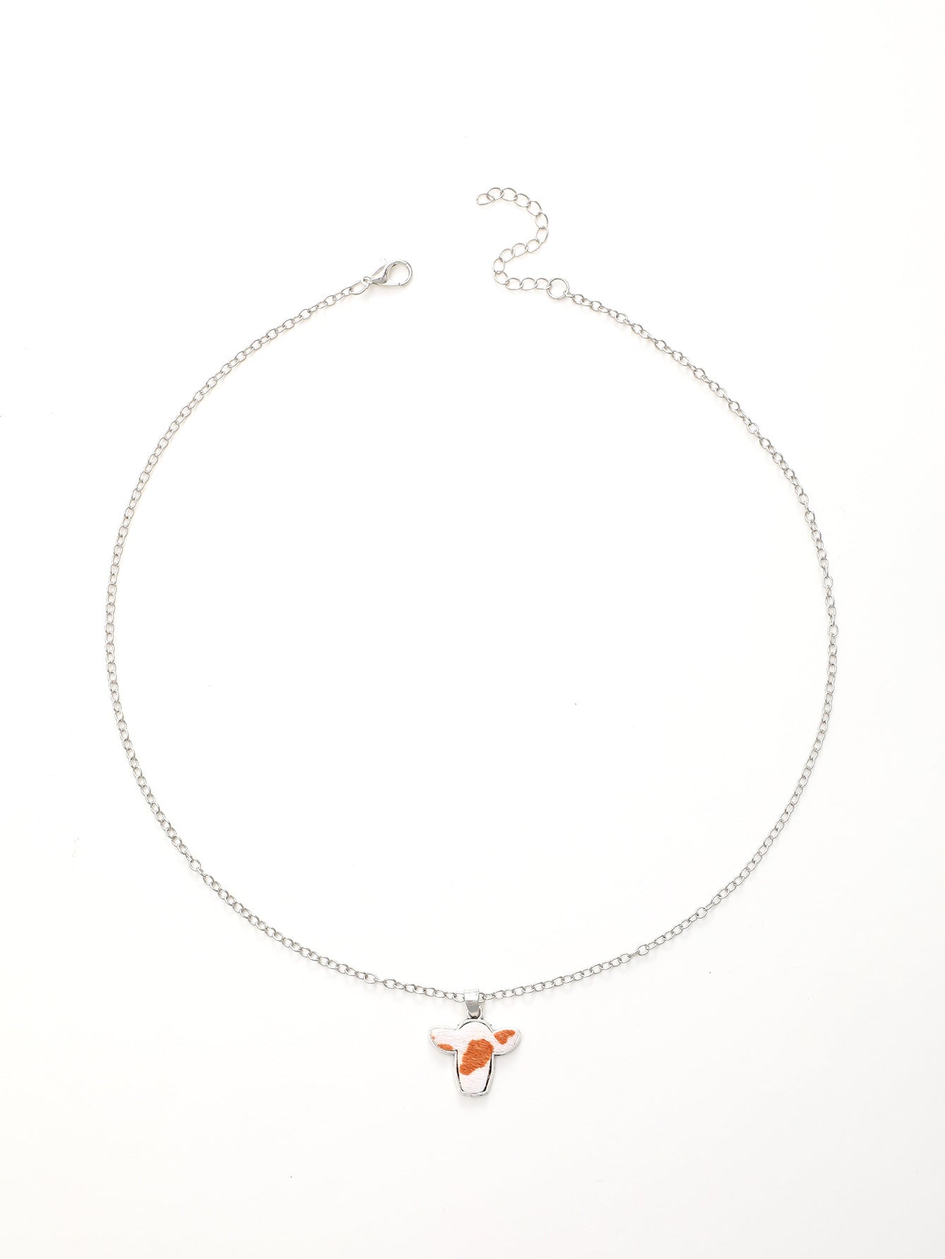 Wholesale Western Style Alloy Mini Bull Head Random Pattern Necklace ACC-NE-YTian002