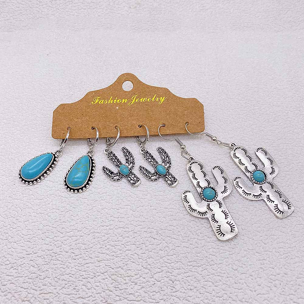 Wholesale Western Cowboy Series Earring Set