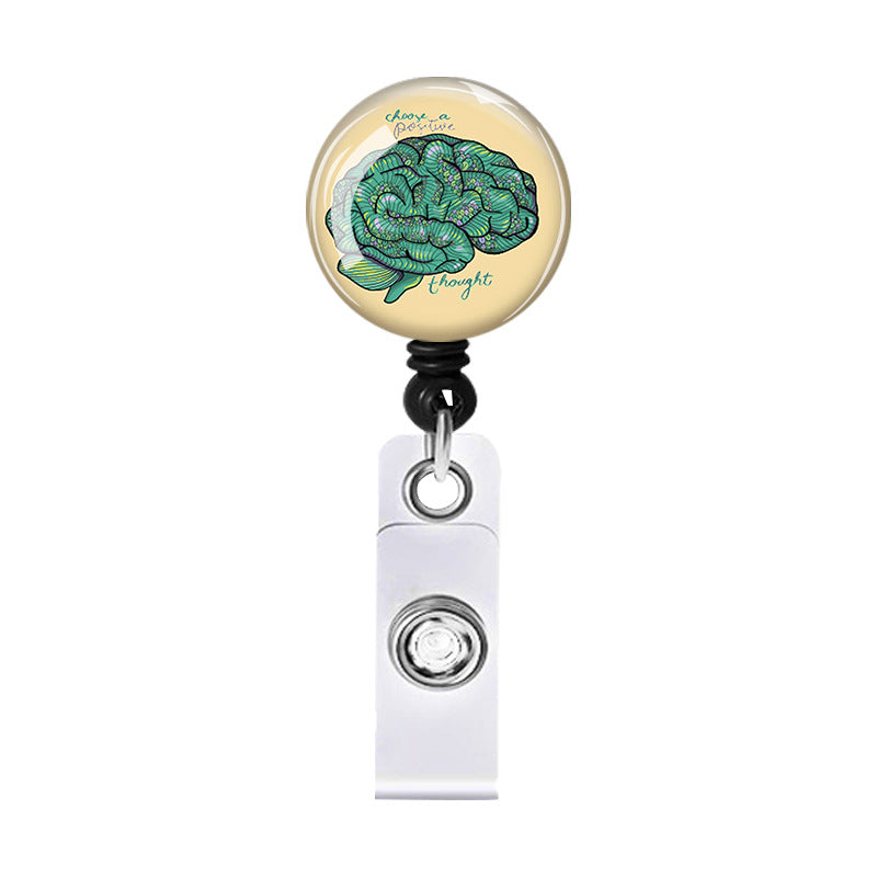 Wholesale Fashion Cartoon Organ Retractable Badge Holder ABS 650mm - Gift or Everyday Use