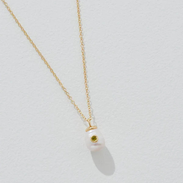 Wholesale Pearl Pendant Necklace December Birthstone Necklace