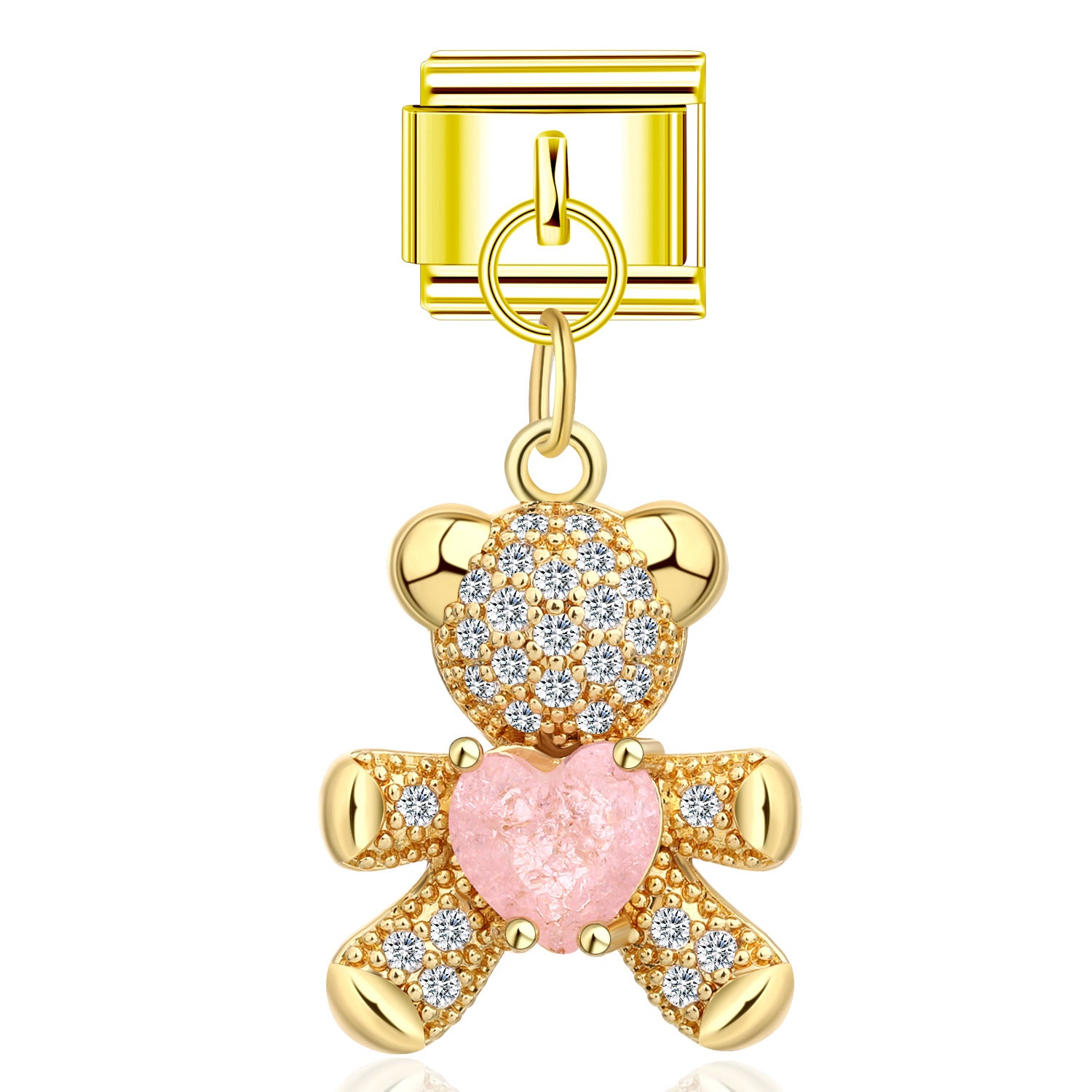 Wholesale 10pcs Italian Charm Bracelet 9mm DIY Splicing Love Animal Series Stainless Steel Composable Bracelet