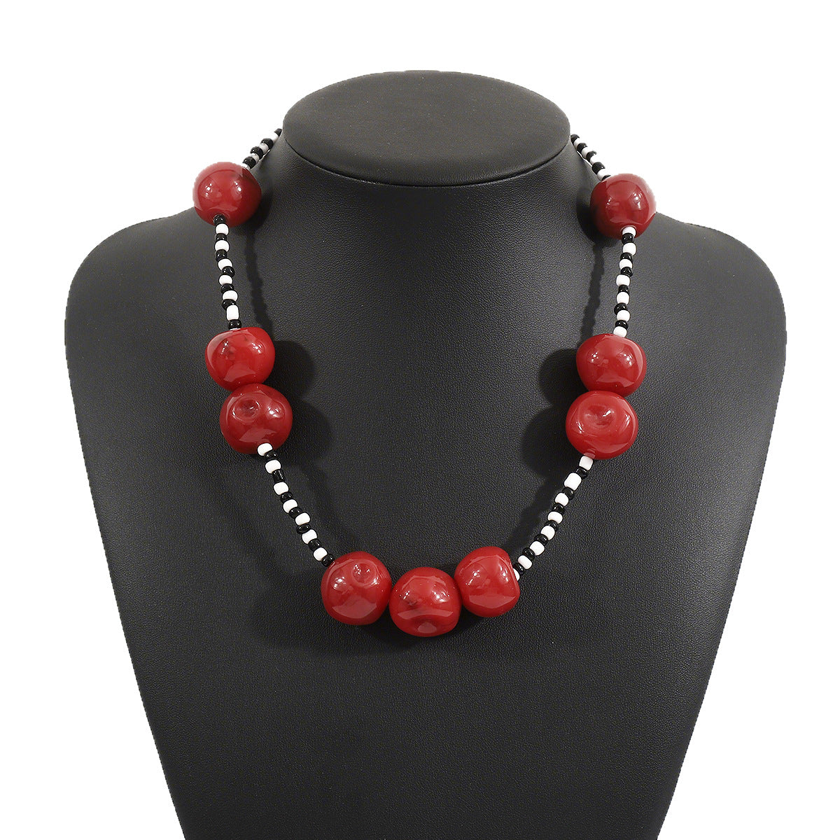 Wholesale Cherry Beaded Women's Necklace