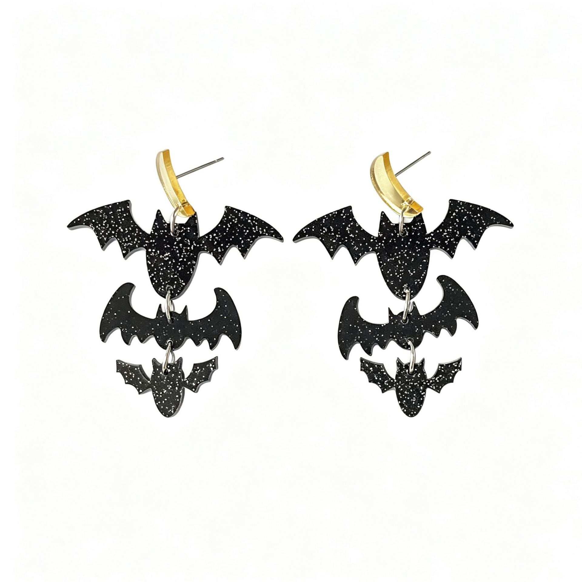 Wholesale Acrylic  Bat Earrings Exaggerated Party Wear Fashion Accessory