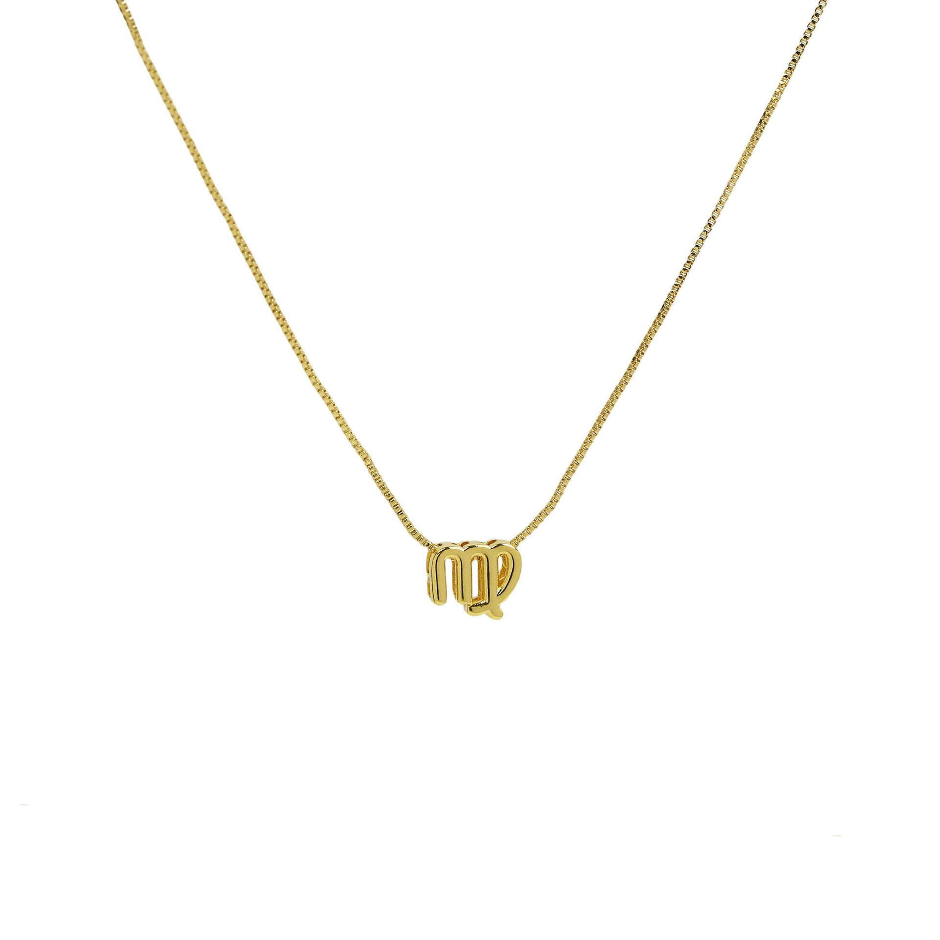 Wholesale 18k Color-preserving Brass Polished Small Bubble December 12 Constellation Pendant Choker Necklaces ACC-NE-BaiYi003