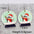 Wholesale Christmas Earrings Cartoon Santa Claus  Christmas Trees Wood Ear Drop Earrings