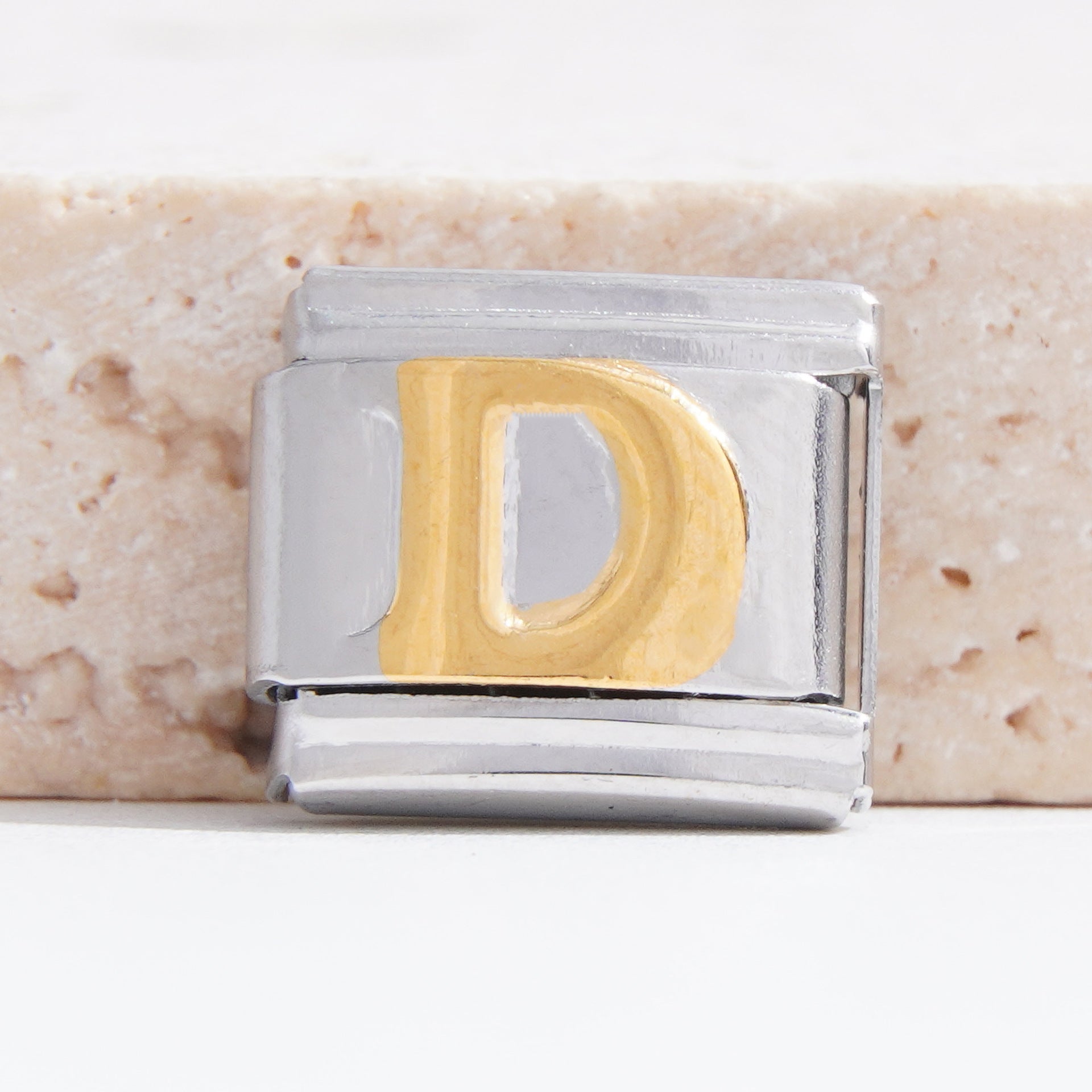 Wholesale Italian Charm Bracelet 9mm DIY Splicing English Alphabet Series Stainless Steel Composable Bracelet