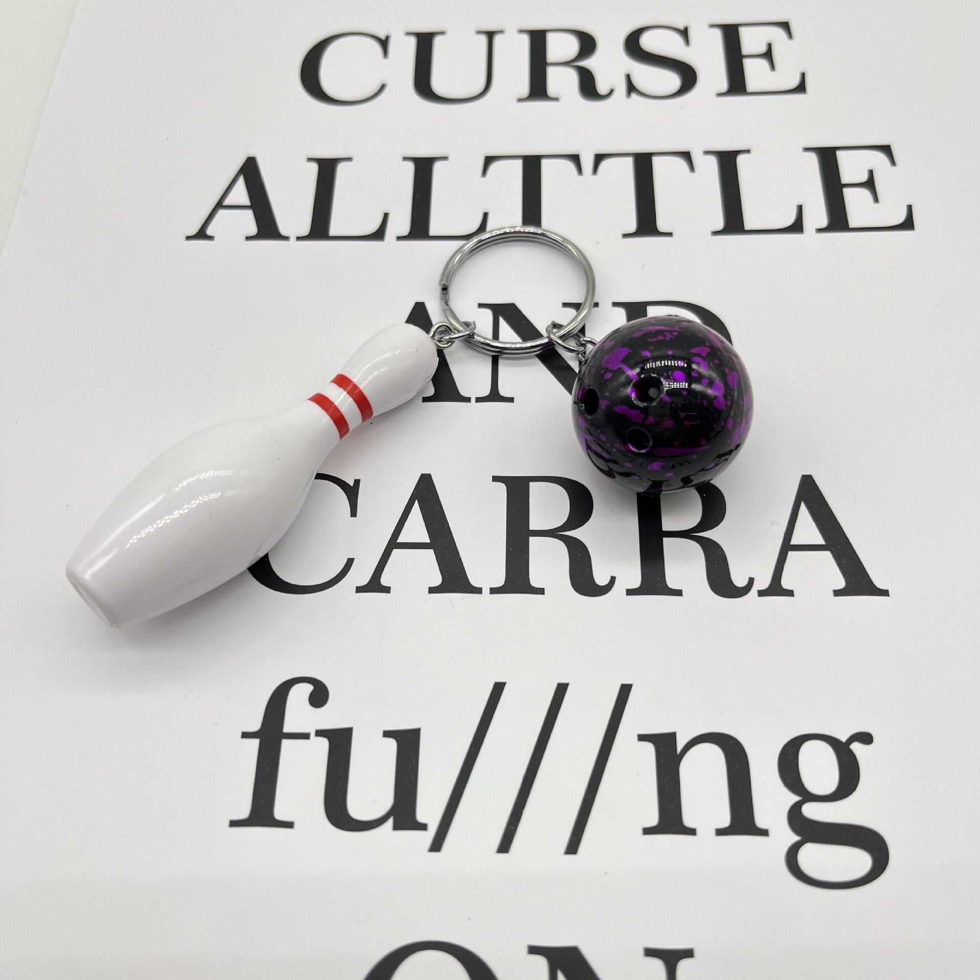 Wholesale Miniature Bowling Keychain