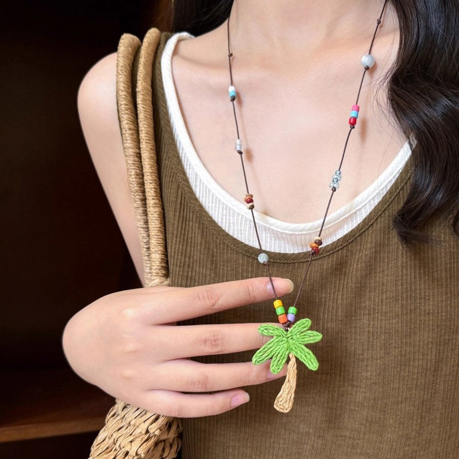 Wholesale Korean Style Heart Polka Dot Pendant Necklace Gift Jewelry Accessory