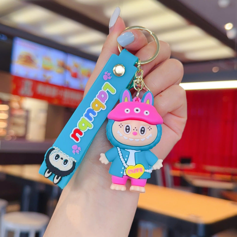 Wholesale Cute cartoon silicone keychain