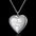 Wholesale Carved Love Heart Openable Photo Frame Photo Box Photo Pendant Necklace