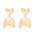 Wholesale mermaid tail jewelry suit clavicle chain earrings