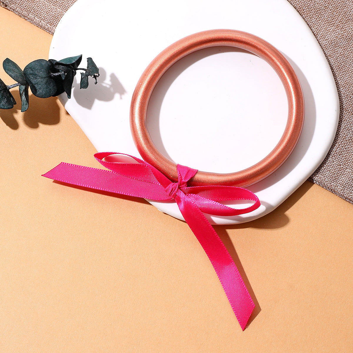 Wholesale Gold Powder Plastic Silicone Tube Ribbon Bracelet Jelly Bangles ACC-BT-YTian006