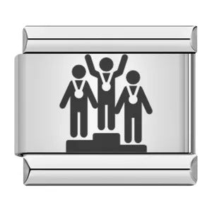 Wholesale Italian Charm Bracelet 9mm DIY Splicing Removable Sports Stainless Steel Composable Bracelet