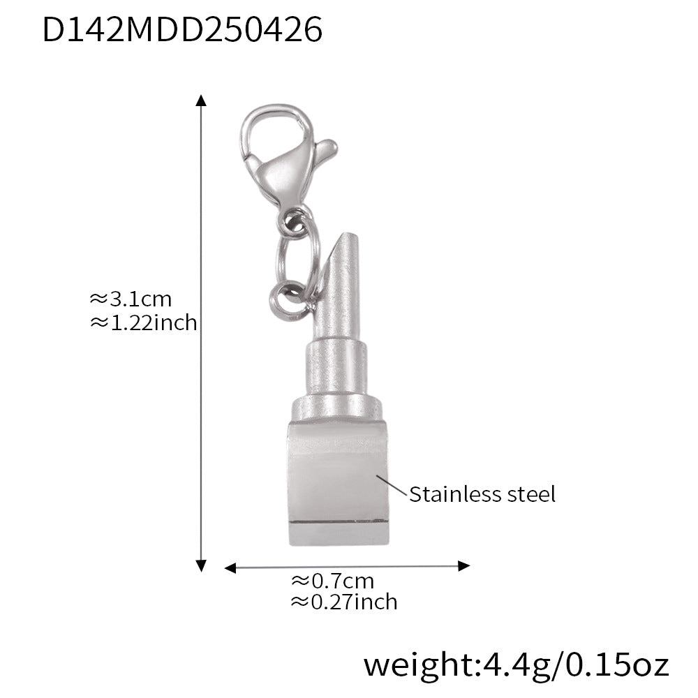 Wholesale Stainless Steel  Creative Gold Plated with Diamond Star DIY Multi-accessory Bracelet