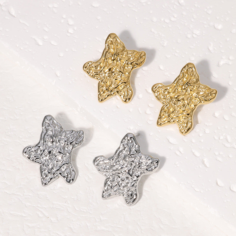 Wholesale Metal Stainless Steel Earrings Ear Studs ACC-ES-Manguo001