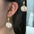 Wholesale  natural shell conch earrings
