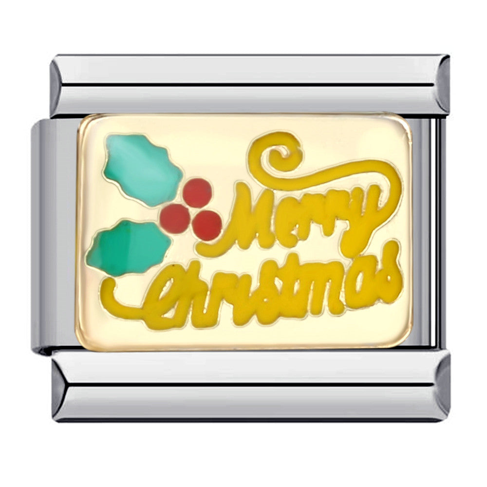 Wholesale Italian Charm Bracelet 9mm DIY Splicing Removable Christmas Party Stainless Steel Composable Bracelet