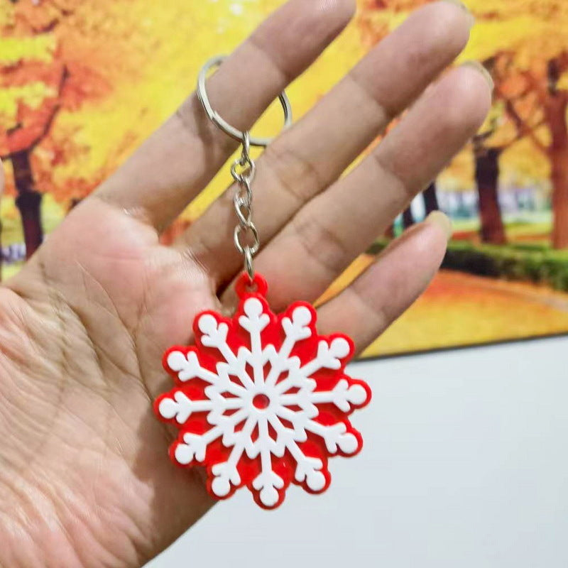 Wholesale Couple keychain car key pendant Christmas doll keychain