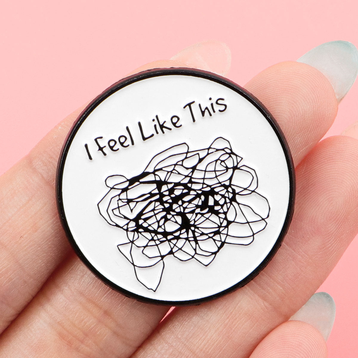 Wholesale Brain Thoughts  Metal Brooch