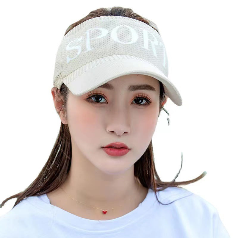 Wholesale Summer Sun Protection Empty Top Hat Sports Breathable Sun Hat ACC-HT-YiFan001
