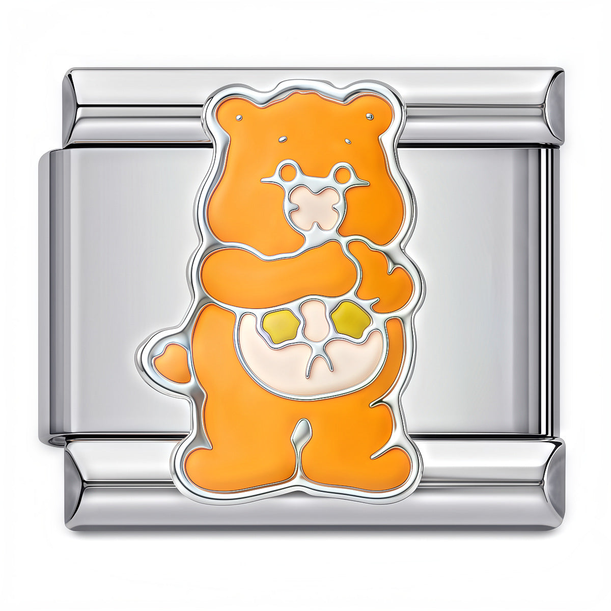 Wholesale Stainless Steel Bear Pattern DIY Elastic Bracelet - Trendy Jewelry Accessory