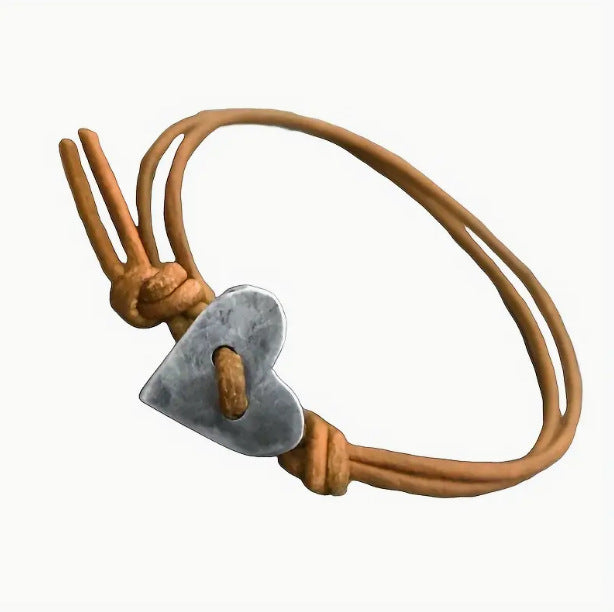 Wholesale  classic rope copper brown silver bracelet