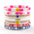 Wholesale 8pcs/set Rainbow Pearl Love Beaded Clay Bracelet Set