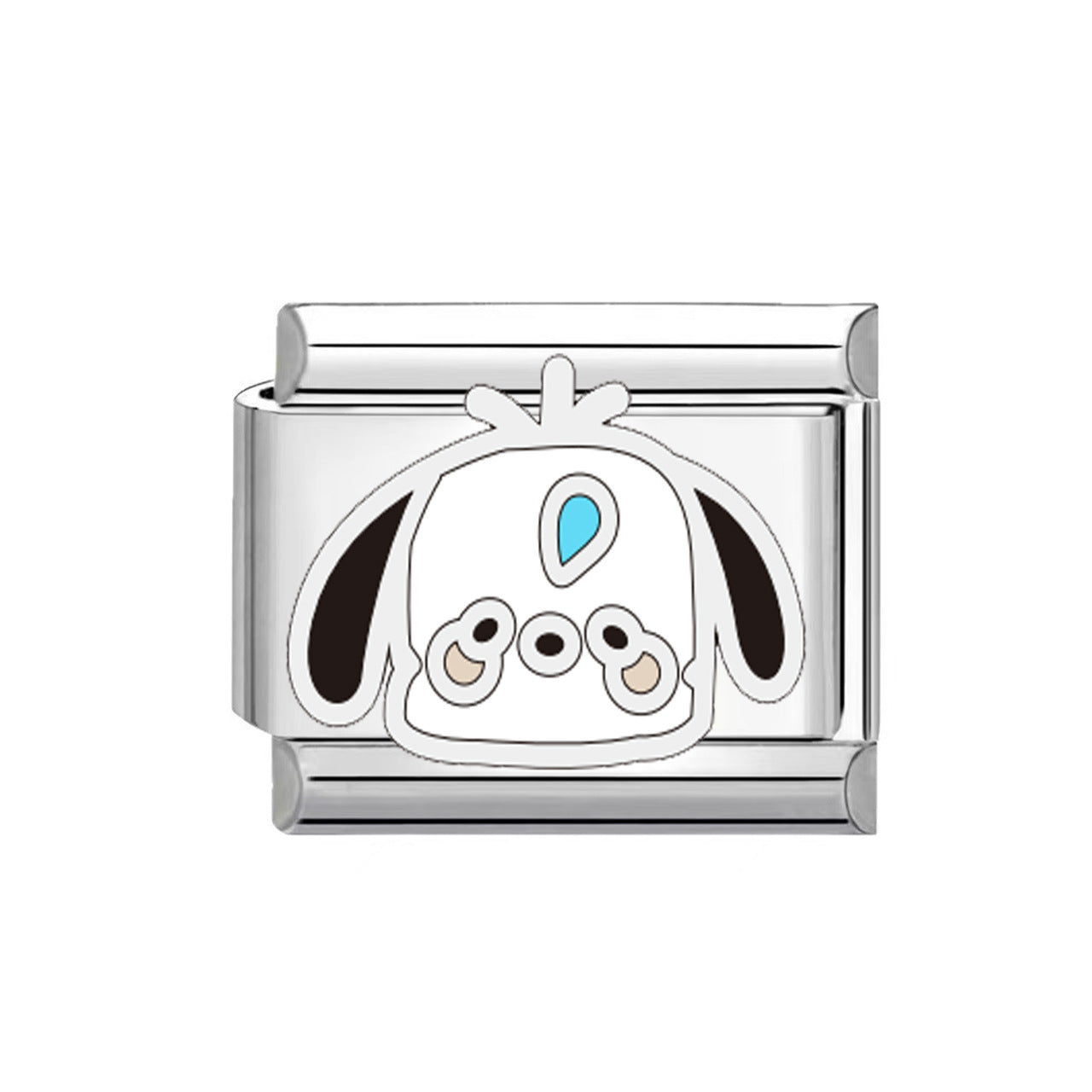 Wholesale  Italian Charm Bracelet 9mm DIY cartoon dripping Creative Stainless Steel Composable Bracelet