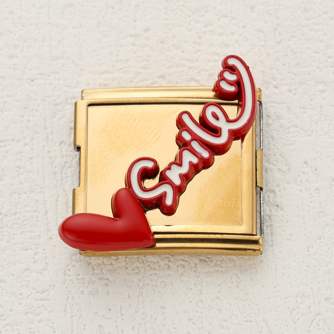 Wholesale Italian Charm Bracelet 20mm DIY Splicing Cute Cartoon Letters Stainless Steel Composable Bracelet