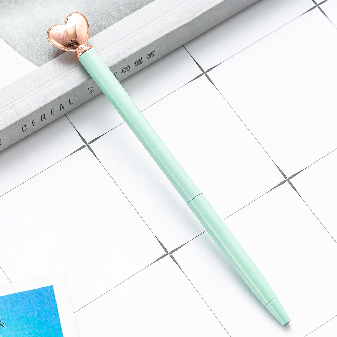 Wholesale Love Shape Ballpoint Pen Metal Pen ACC-PN-HuaHao017