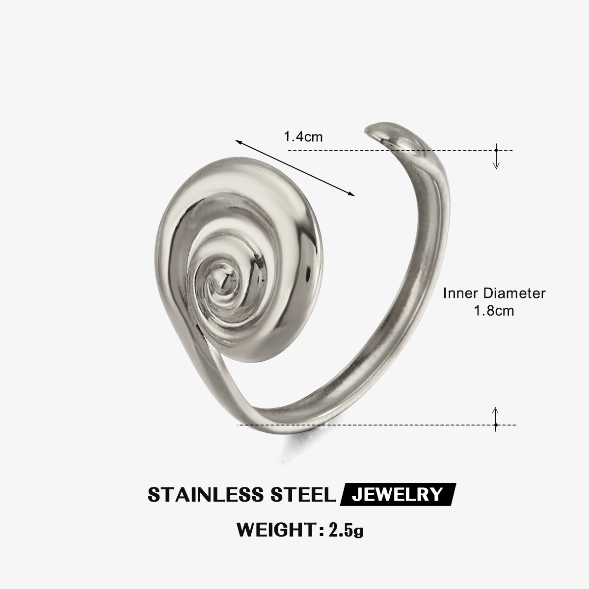 Wholesale Stainless Steel Rotating Pattern Thread Ring,  Fashion Jewelry Accessory for Resale