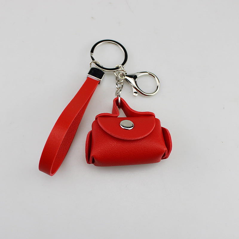 Wholesale PU Leather Coin Purse Keychain ACC-KC-TMS016