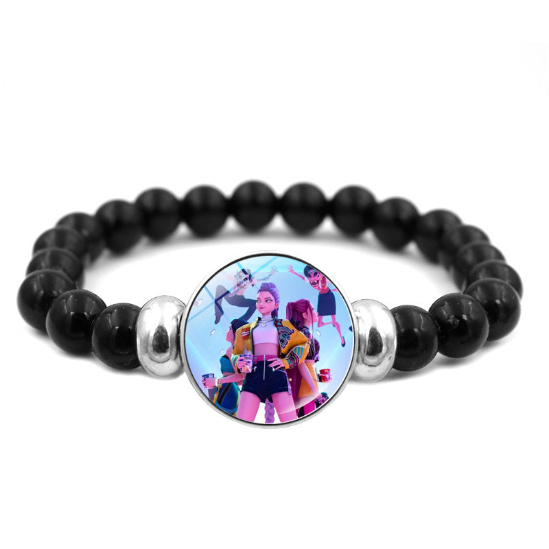 Wholesale Resin K-POP Beaded Bracelet ACCVIP