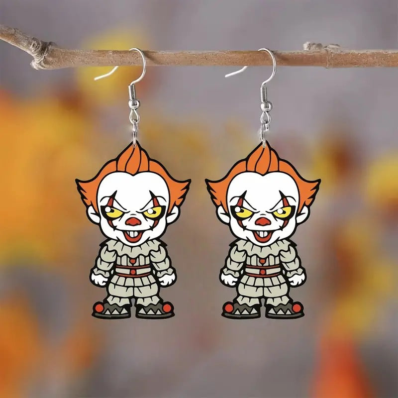 Wholesale  Horror Movie Figure Acrylic  Earrings