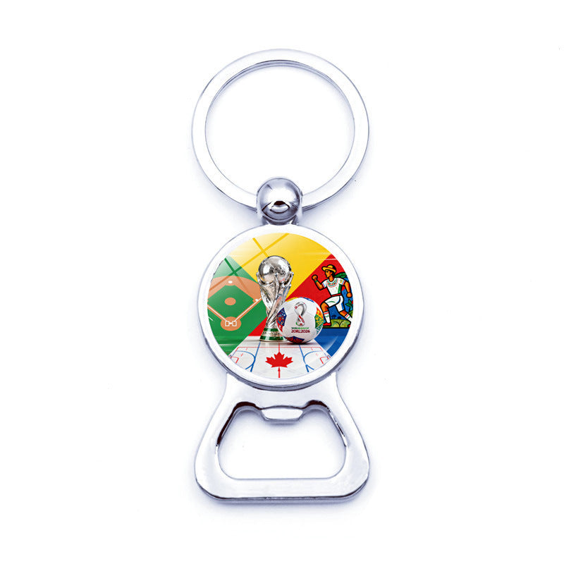 Wholesale 2026 FIFA World Cup Bottle Opener Keychain