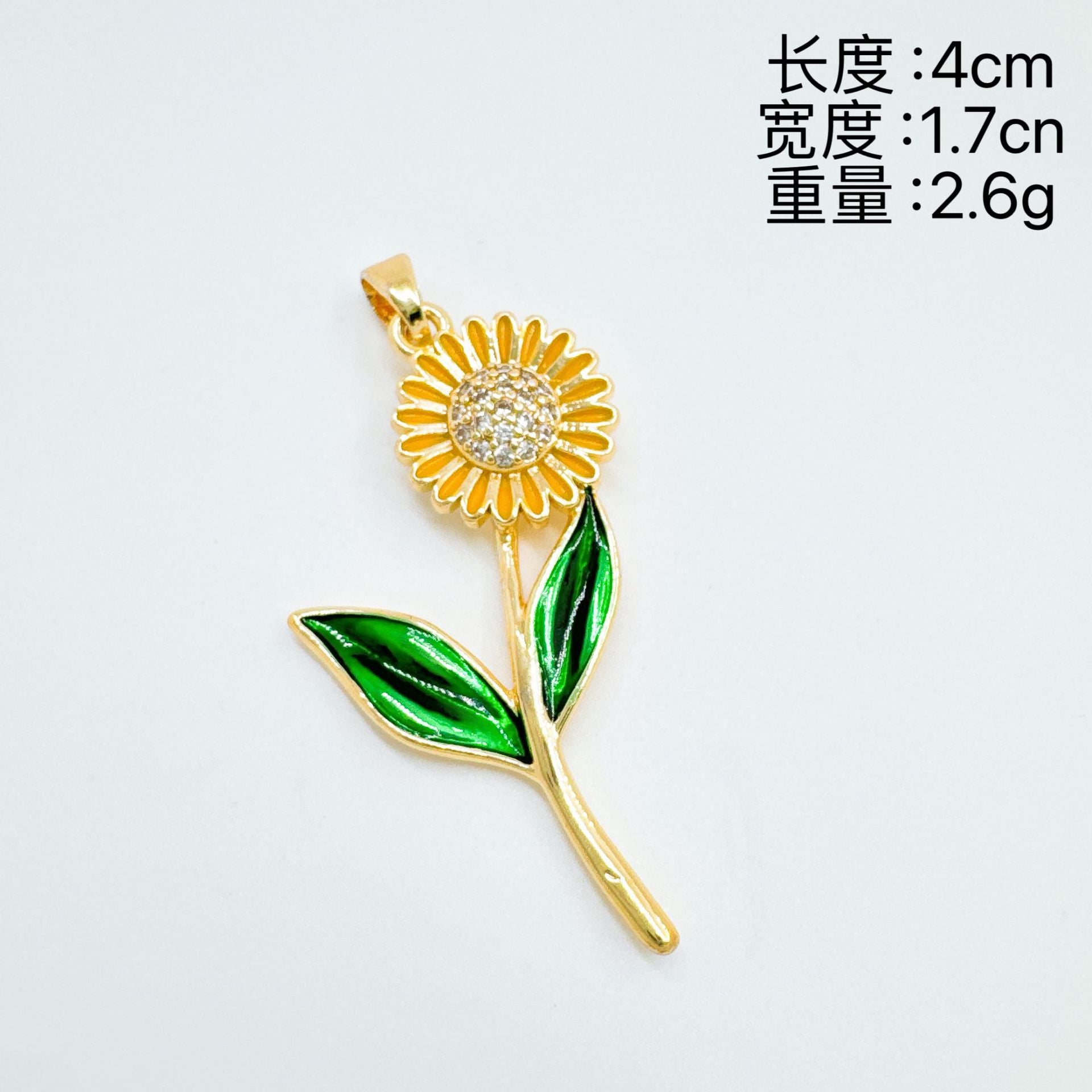 Wholesale Electroplated Copper Rose Flower Pendant Necklace,  Jewelry Accessory for Girls